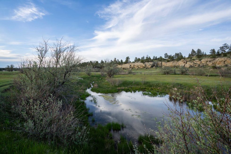 Land for sale in Montana with water The Timbers on Alkali Creek